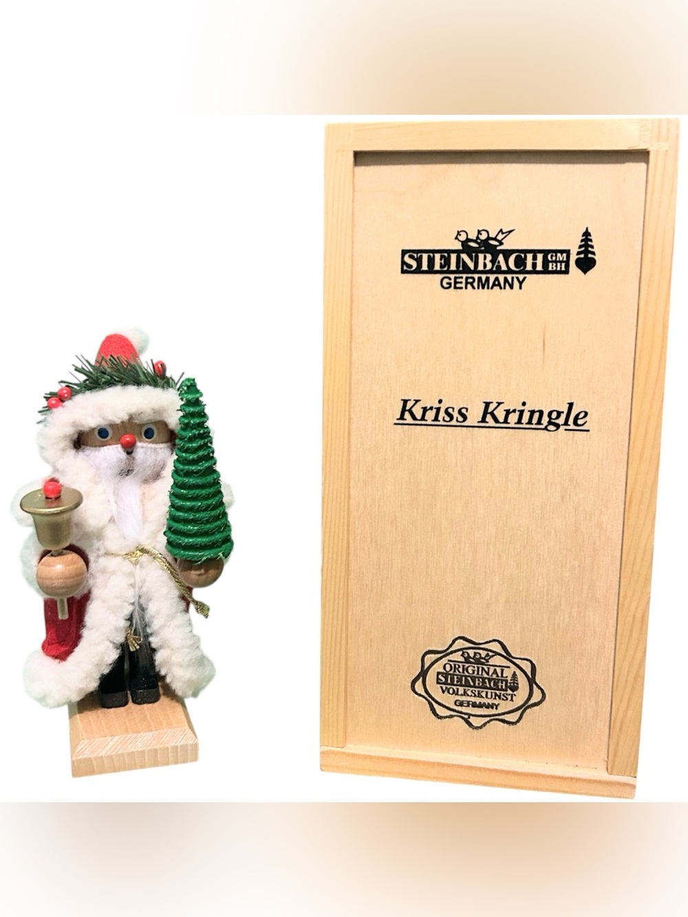 Steinbach Germany Kriss Kringle Santa Mini Nutcracker 5.5” Limited Edition